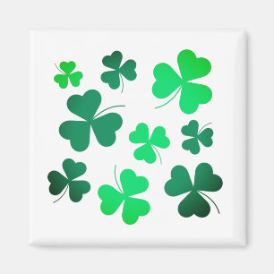 Imán Clover Shamrock Irish Green Spring St Patrick Day