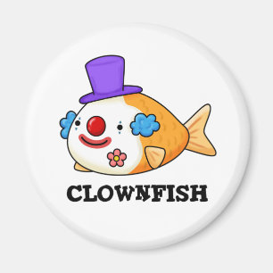 Imán Clowfish Gracioso Animal Fish Pun