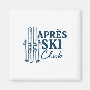 Imán Club Apres Ski Deportes de Invierno Esquí
