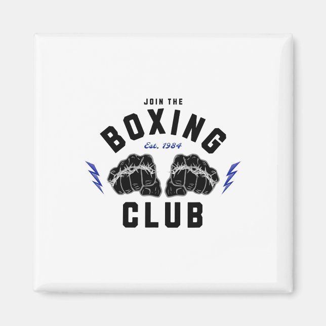 Imán Club de boxeo1 (Frente)