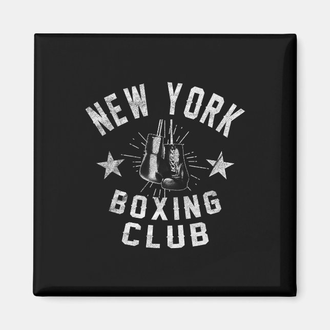 Imán Club de boxeo de Nueva York - Boxer con problemas  (Frente)