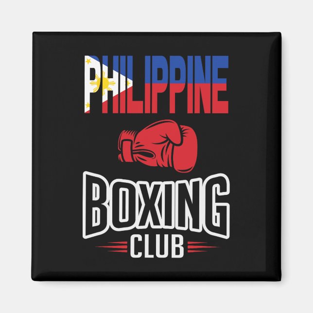 Imán Club de boxeo Filipino Pinoy (Frente)