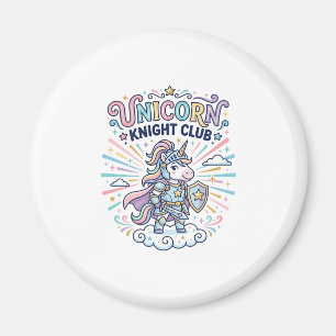 Imán Club de Caballeros Unicornio Gráfica de Ropa Lista