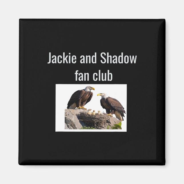 Imán Club de Fans de Jackie y Shadow Eagles  (Frente)