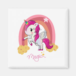 Imán Club de fans de Magic Unicorn