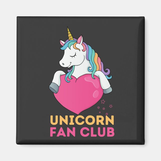 Imán Club de fans de Unicorn (Frente)