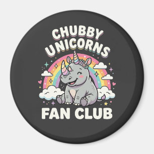 Imán Club de Fans de Unicornios Adorables Unicornio Mág