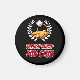 Imán Club de Fans del Pan Francés Humor Divertido para