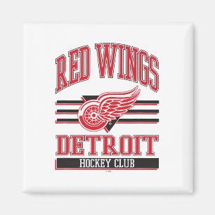 Imán Club de Hockey Detroit Red Wings Gris Oficialmente