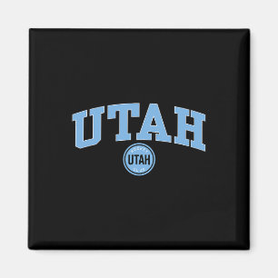 Imán Club de Hockey Utah Arco Sobre Gris Nhl Licencia O