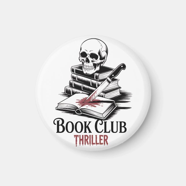 Imán Club de Lectura Thriller (Frente)