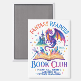 Imán Club de libros de lectores de fantasía...