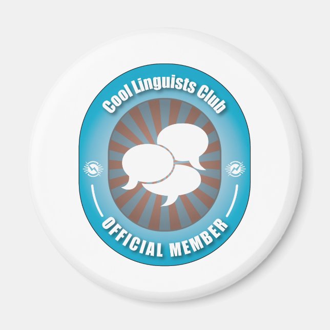 Imán Club de Lingüistas Guay (Frente)