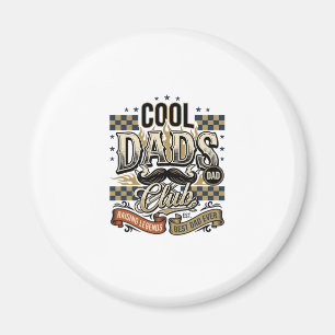 Imán Club de Papás Geniales Diseño de Camiseta para Pap
