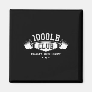 Imán Club de Pesas de 1000 Libras Gimnasio Levantamient