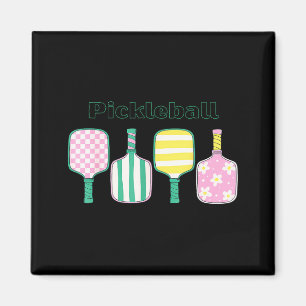 Imán club de pickleball coquette jugador de pickleball