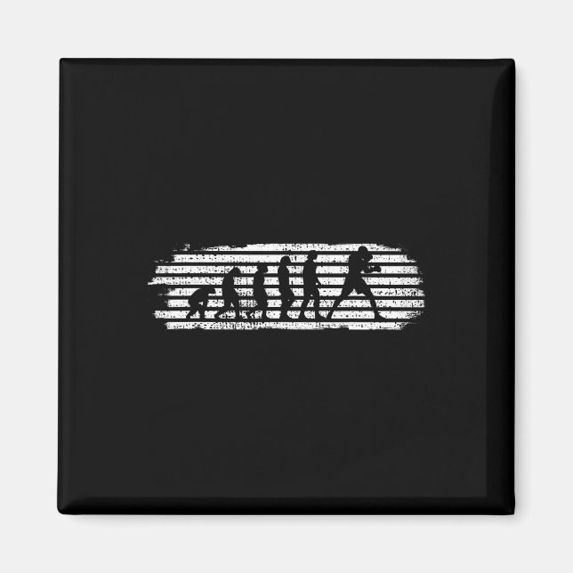 Imán Club de regalo de lucha de boxeador de boxeo  (Frente)