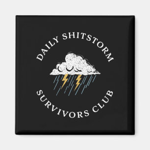 Imán Club de Supervivientes de la Tormenta Diaria Diver