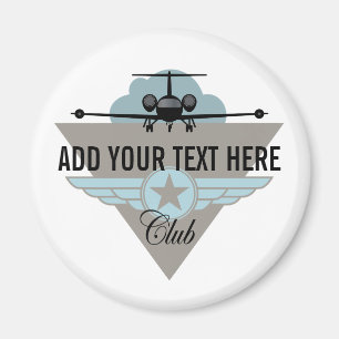 Imán Club del ala del aeroplano del jet