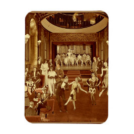 Imán Club Nocturno Puzzle Art Deco