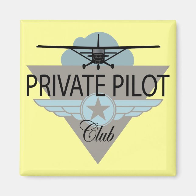 Imán Club piloto privado (Frente)