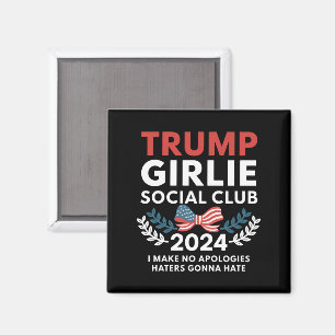 Imán Club Social de Coqueta Chica Trump Arco Elección