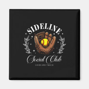 Imán Club Social de la Línea Lateral de Mamá Suave Coin