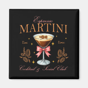 Imán Club Social de Martini de Espresso para Mujeres Be