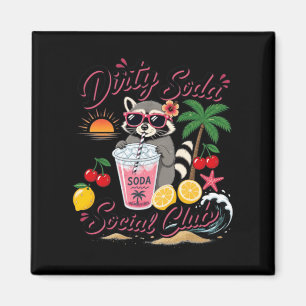Imán Club Social de Soda Sucia Vacaciones de Verano de 