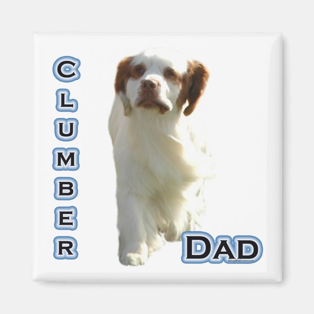 Imán Clumber Spaniel Dad 4 - Magnet (Frente)