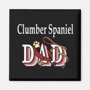 Imán Clumber Spaniel DAD Magnet