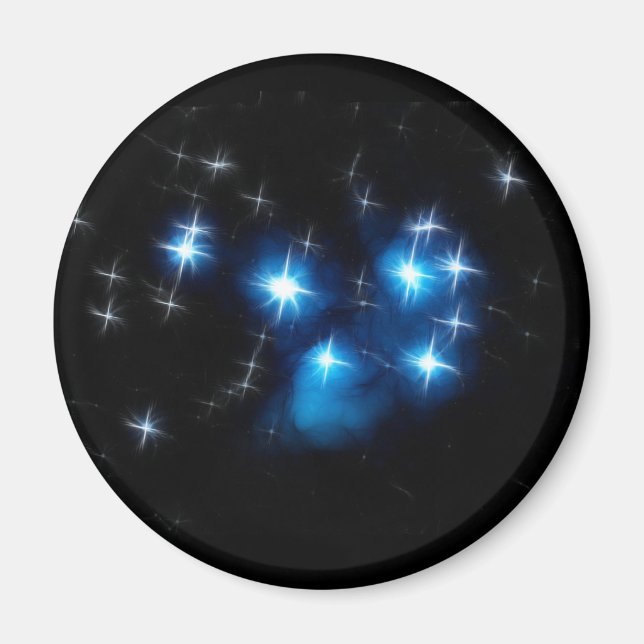 Imán Clúster Estrella Azul de Pleiades (Frente)