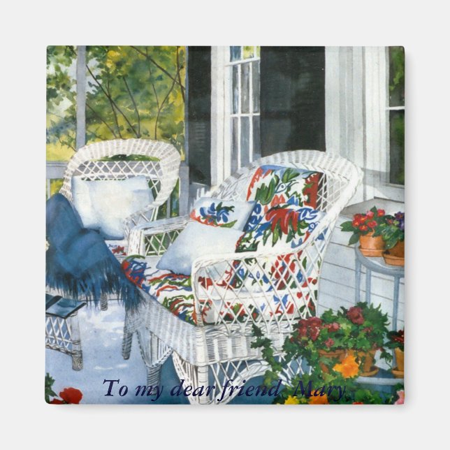Imán CMCarlson Back Porch Magnet (Frente)