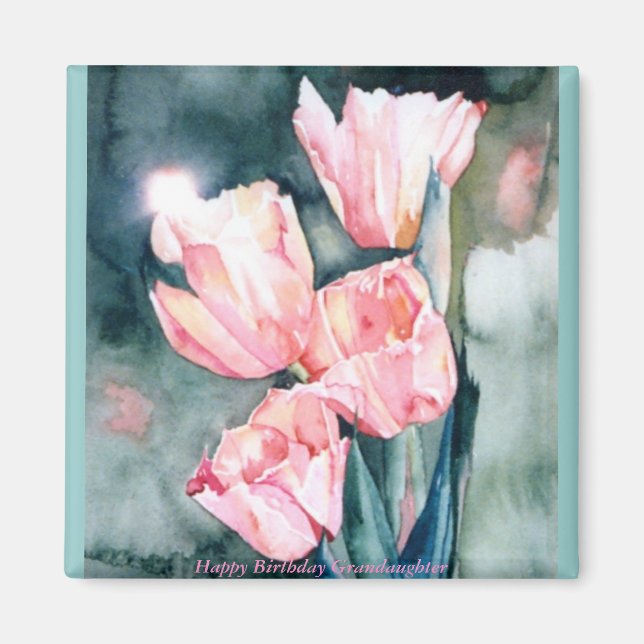 Imán CMCarlsonPink Tulips Magnet (Frente)