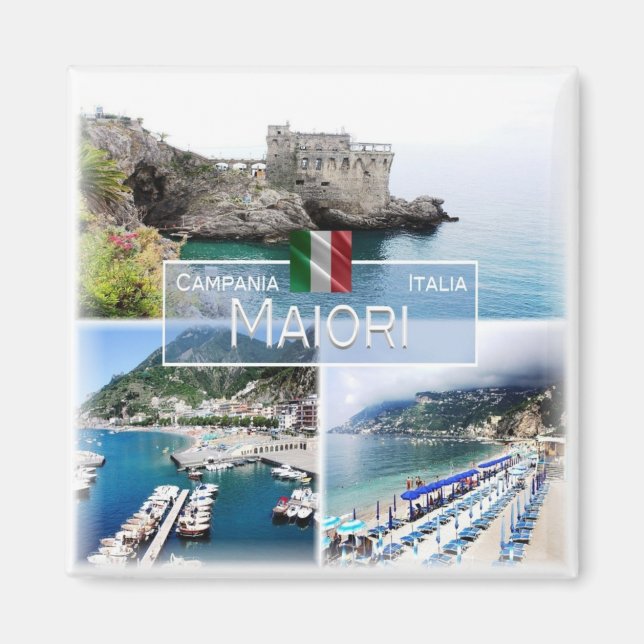 Imán CMP011 MAIORI, Campania, Italia, Fridge (Frente)