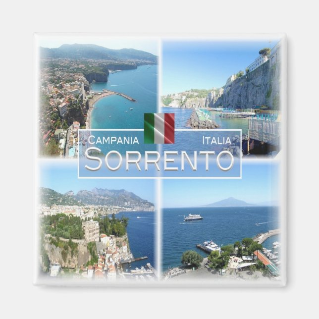 Imán CMP017 SORRENTO - Campania - Italia - Fridge (Frente)
