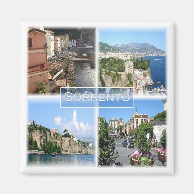 Imán CMP032 SORRENTO - COSTA AMALFI - Italia - Fridge (Frente)