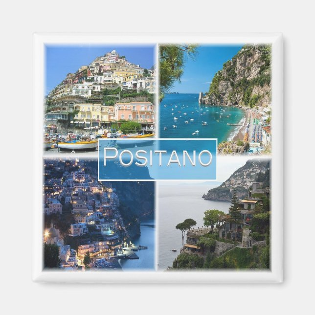 Imán CMP033 POSITANO - COSTA AMALFI - Italia - Fridge (Frente)