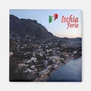 Imán CMP077 ISCHIA, Forio, Campania, Italia, Fridge