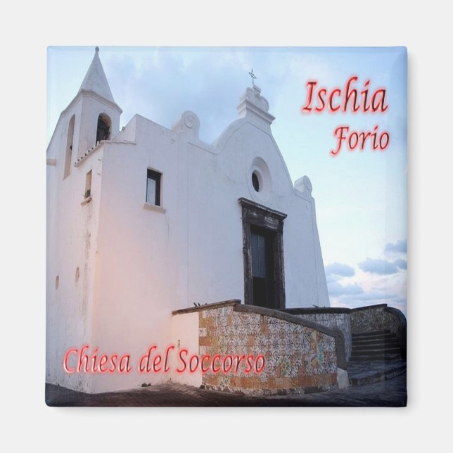 Imán CMP080 ISCHIA, Forio, Campania, Italia, Fridge (Frente)