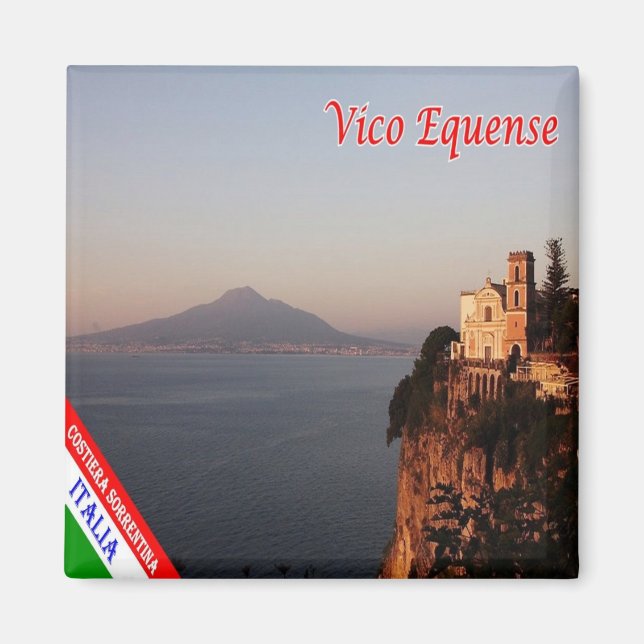 Imán CMP096 AMALFI COAST Vico Equense - Italia - Fridge (Frente)