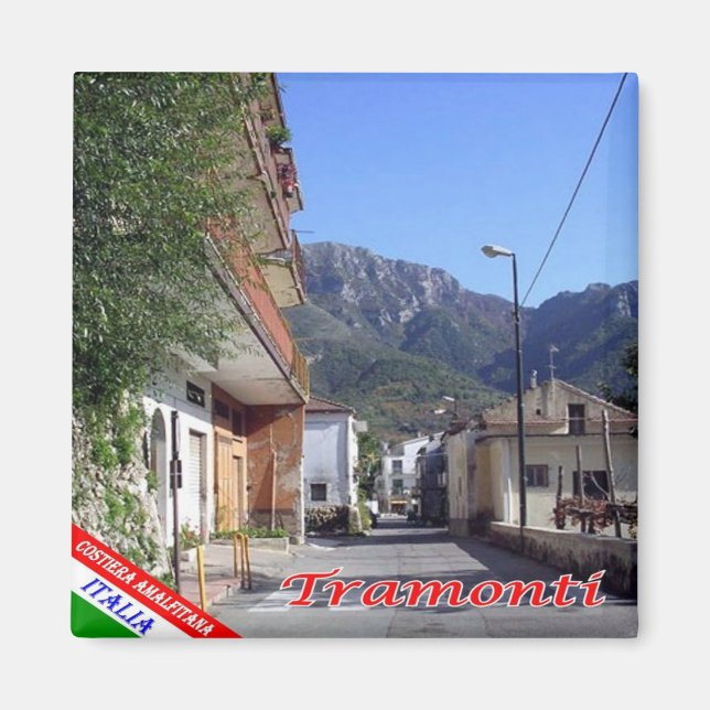Imán CMP097 COSTA AMALFI, Tramonti, Italia, Fridge (Frente)