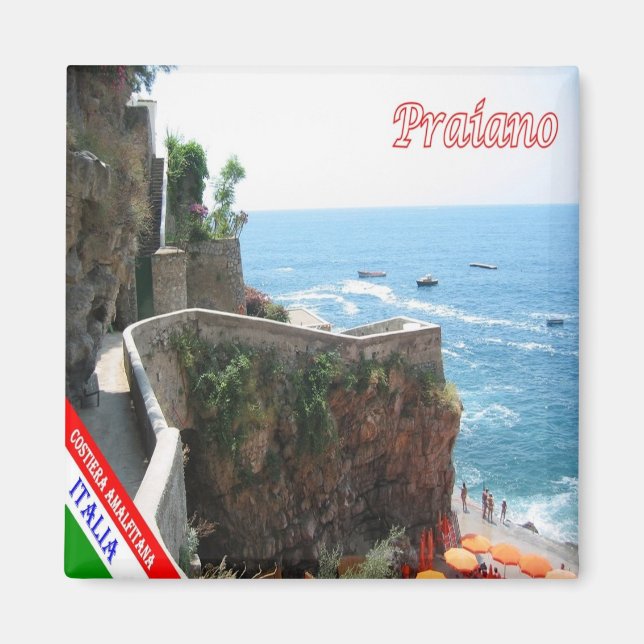 Imán CMP102 COSTA AMALFI, PRAIANO, Italia, Fridge (Frente)