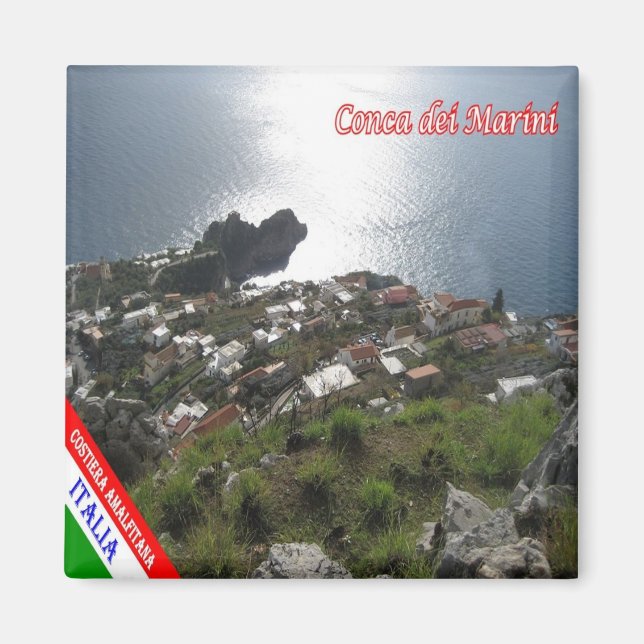 Imán CMP111 COSTA AMALFI, Conca dei Marini, Fridge (Frente)