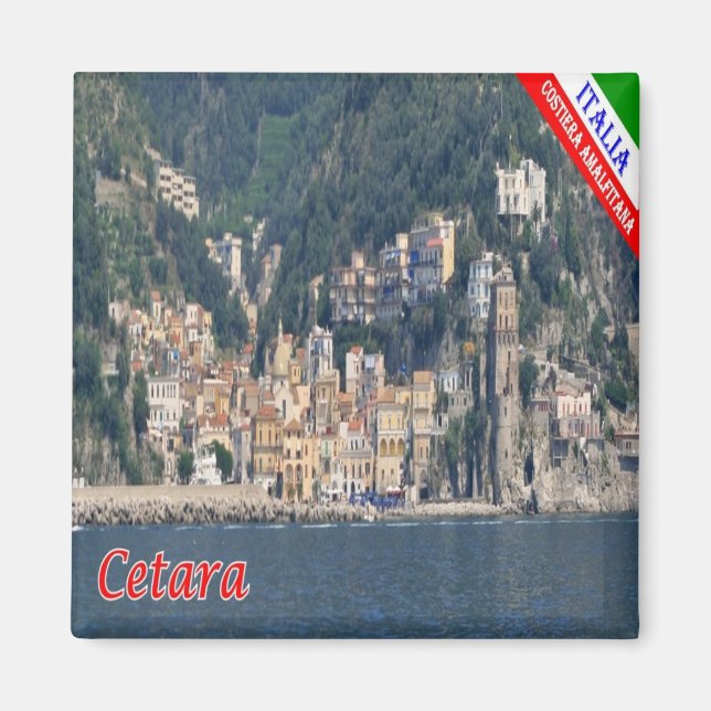 Imán CMP112 COSTA AMALFI, CETARA, Italia, Fridge (Frente)