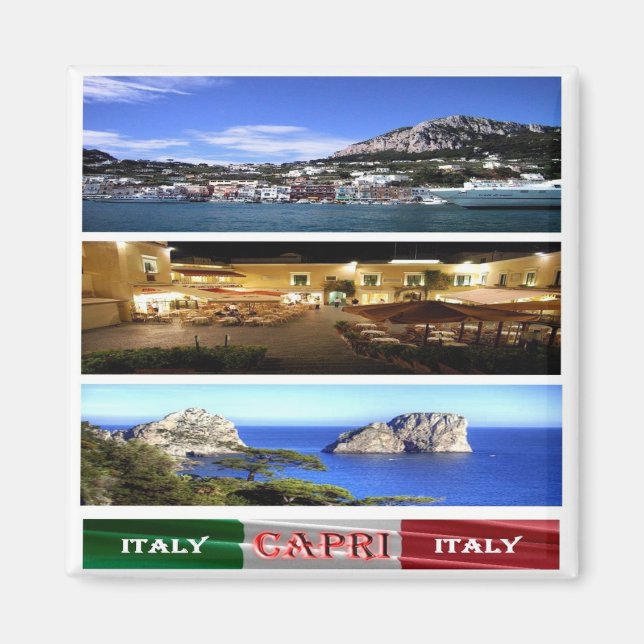 Imán CMP114 CAPRI - Mosaico - Italia - Fridge (Frente)