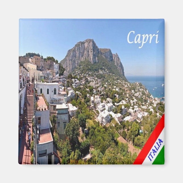 Imán CMP119 CAPRI - Campania - Italia - Fridge (Frente)