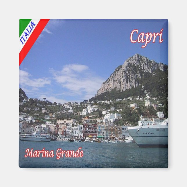 Imán CMP123 CAPRI, Marina Grande, Italia, Fridge (Frente)