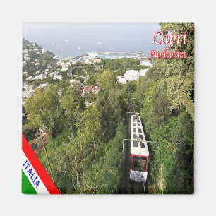 Imán CMP126 CAPRI, The Funicular, Italia, Fridge