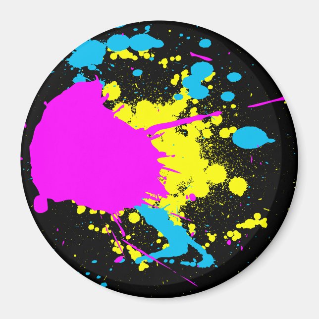 Imán CMYK Splash (Frente)